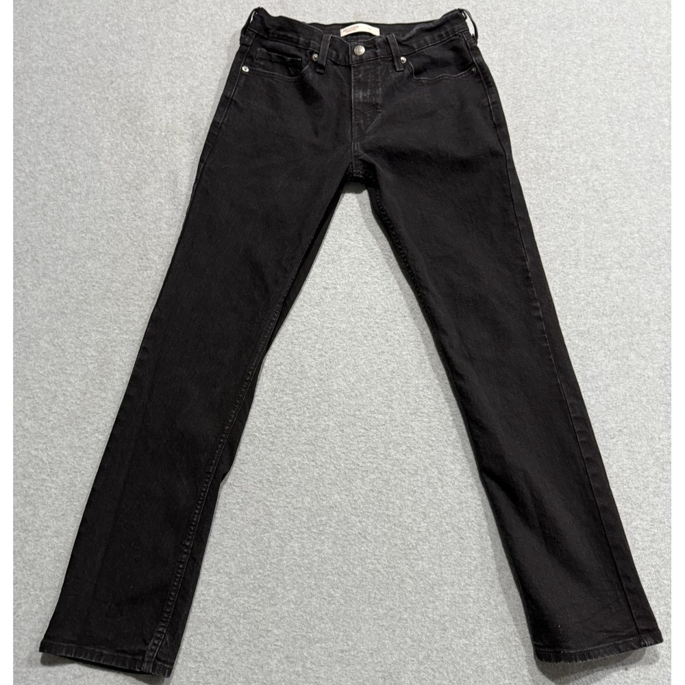 Levi Strauss Signature Jeans Unisex 30x30 Black Slim Fit Denim